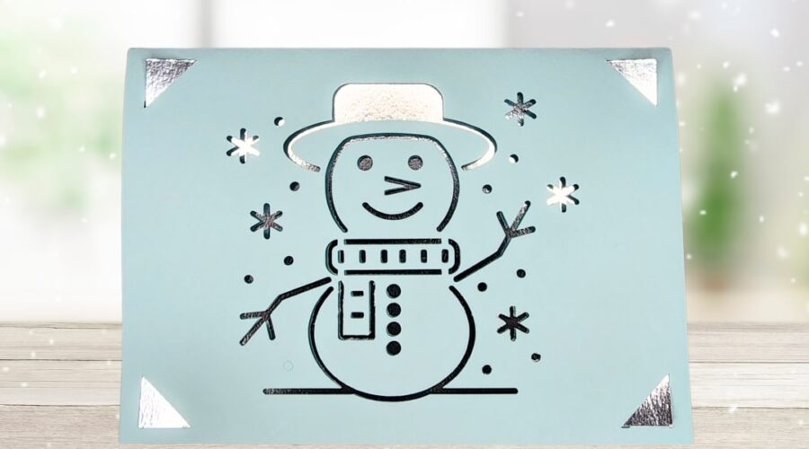 winter card with cutouts and foil background featured image emjaybeedesign.com