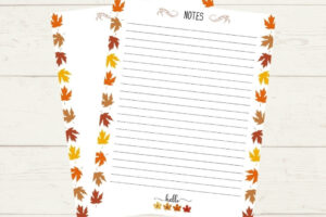 Hello fall stationery paper featured image www.emjaybeedesign.com